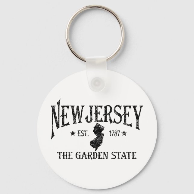 New Jersey Keychain (Front)