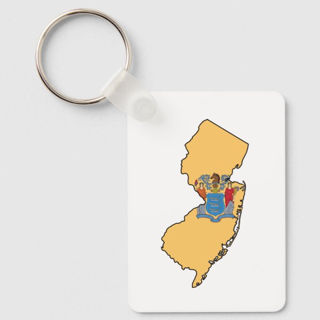 New Jersey Keychain (Front)