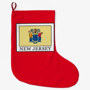 New Jersey Large Christmas Stocking