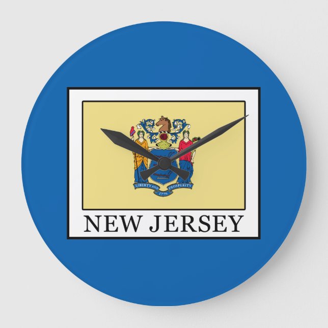 New Jersey Large Clock (Front)