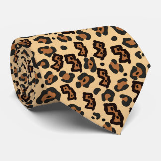 NEW JERSEY LEOPARD BANDANA GRADIENT NECK TIE
