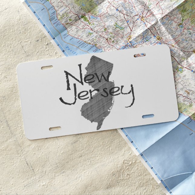 New Jersey License Plate (In Situ)