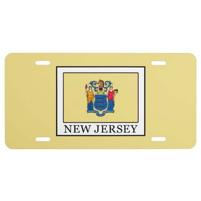 New Jersey License Plate (Front)