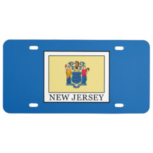New Jersey License Plate