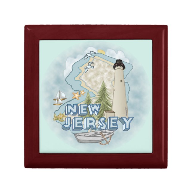 New Jersey Lighthouse Gift Box (Front)