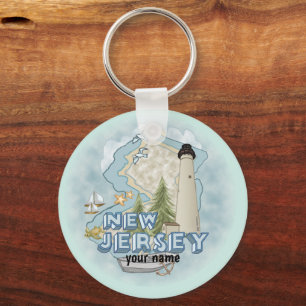 New Jersey Lighthouse keychain