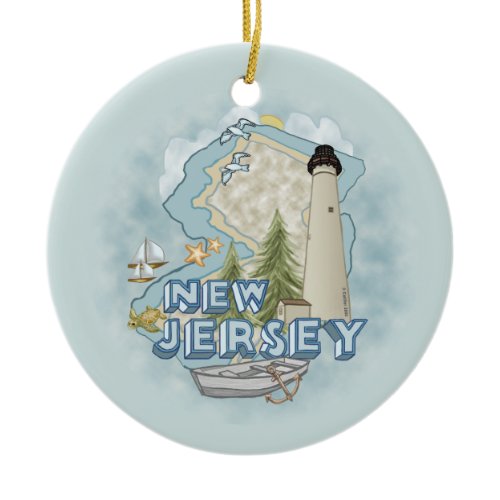New Jersey Lighthouse ornament