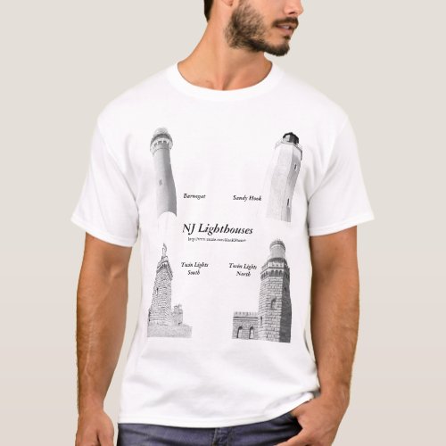 New Jersey Lighthouses Mens Shirt