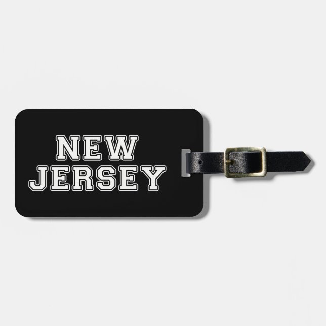 New Jersey Luggage Tag (Front Horizontal)