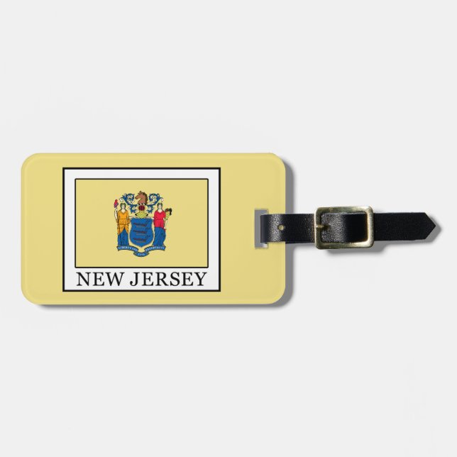 New Jersey Luggage Tag (Front Horizontal)