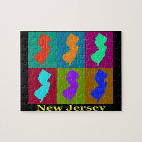 New Jersey Map Jigsaw Puzzle