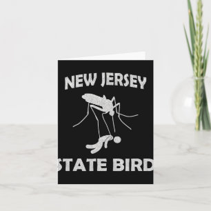 New Jersey Mosquito State Bird Funny Outdoors  Card