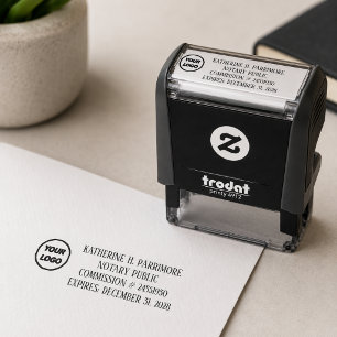 New Jersey Notary Public Self Inking Rubber Stamp