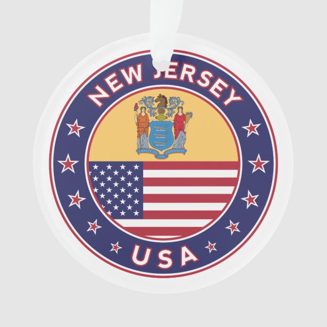 New Jersey Ornament (Front)