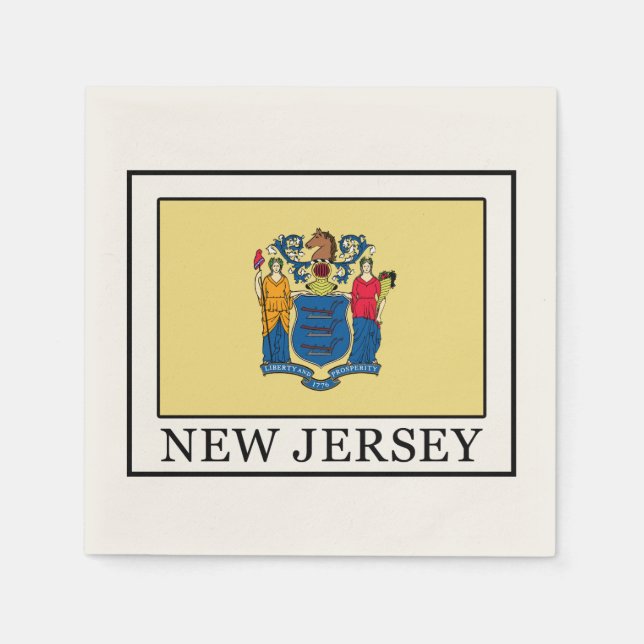 New Jersey Paper Napkins (Front)