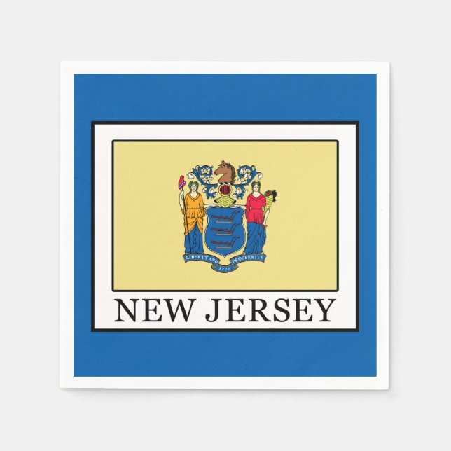 New Jersey Paper Napkins (Front)