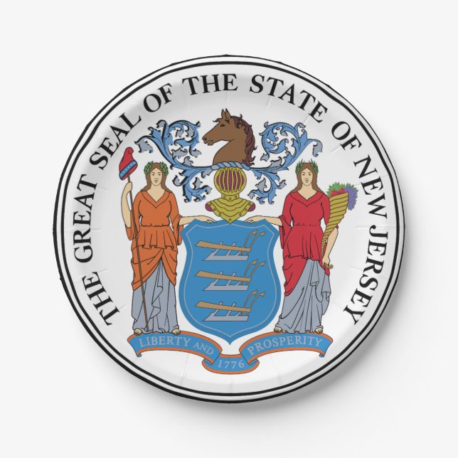 New Jersey Paper Plates (Front)
