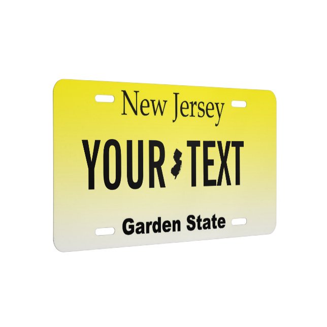 Custom New Jersey License Plate / Replica New Jersey License Plate / New  Jersey License Plate with YOUR TEXT / US New Jersey State