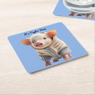 New Jersey Pig Drink Coaster