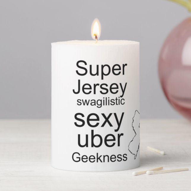 New Jersey Pillar Candle (In Situ)