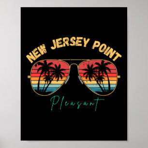 New Jersey Point Pleasant Souvenir Surfboard  Poster