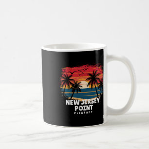 New Jersey Point Pleasant Surfboarder Palm Tree So Coffee Mug