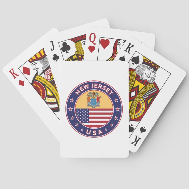 New Jersey Poker Cards (Back)