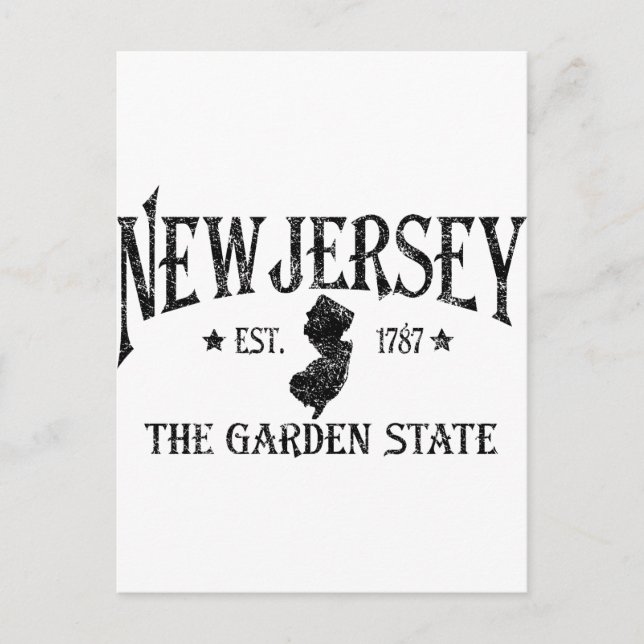 New Jersey Postcard (Front)
