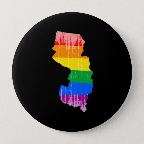 NEW JERSEY PRIDE _ DISTRESSED _png Pinback Button