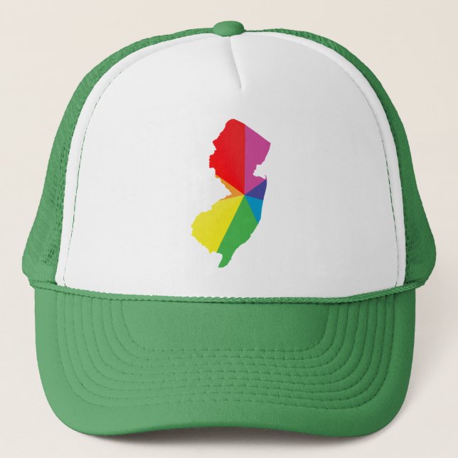 new jersey pride. trucker hat (Front)