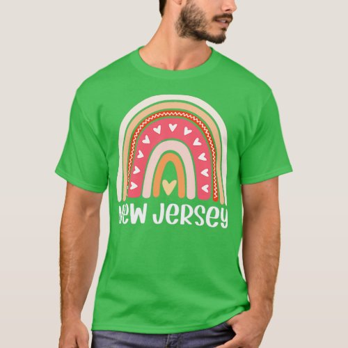 New Jersey Rainbow for Women and Girls  T_Shirt