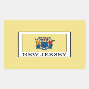 New Jersey Rectangular Sticker