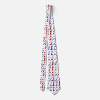 New Jersey Red White & Blue Tie