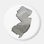 New Jersey Sandy State Outline Magnet