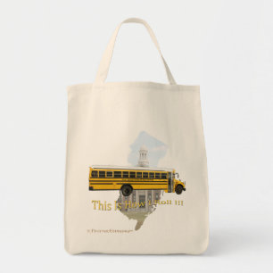 New Jersey School Bus Driver Tote Bag