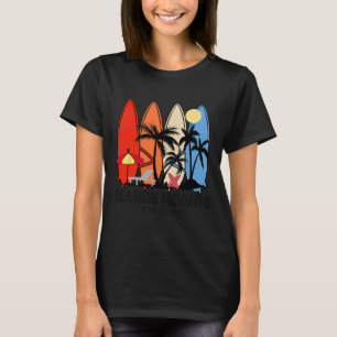 New Jersey Seaside Heights Retro Surfboard Vintage T-Shirt