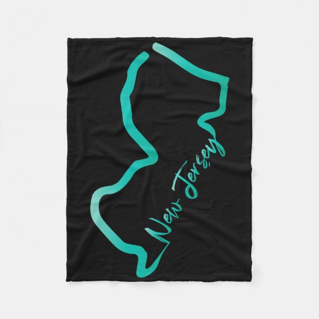 New Jersey Shirt Jersey Graphic Tees For Women. Me Fleece Blanket (Front)