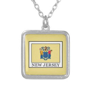 New Jersey Silver Plated Necklace