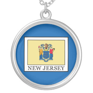 New Jersey Silver Plated Necklace
