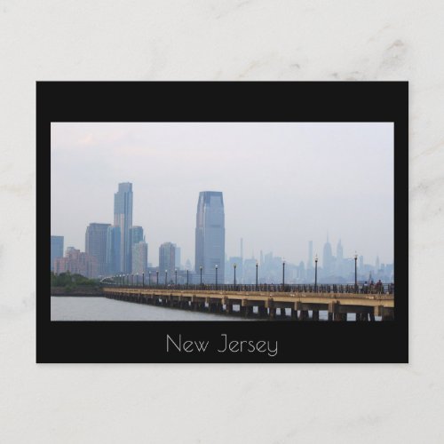 New Jersey Skyline Postcard 