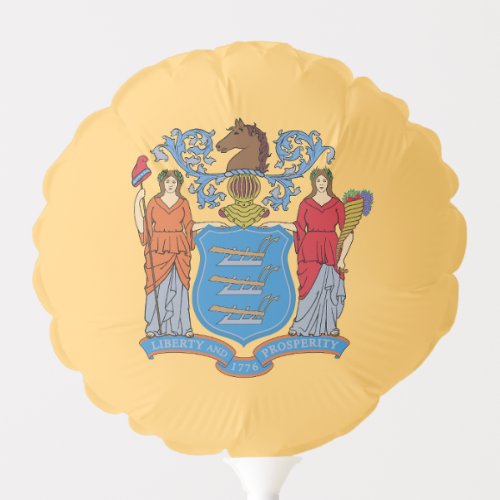 New Jersey State Flag Balloon