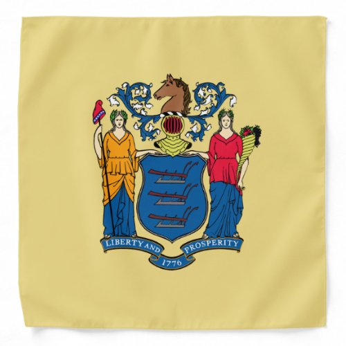 New Jersey State Flag Bandana