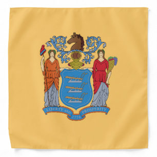 New Jersey state flag Bandana