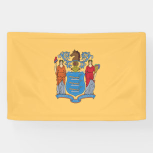 New Jersey State Flag Banner