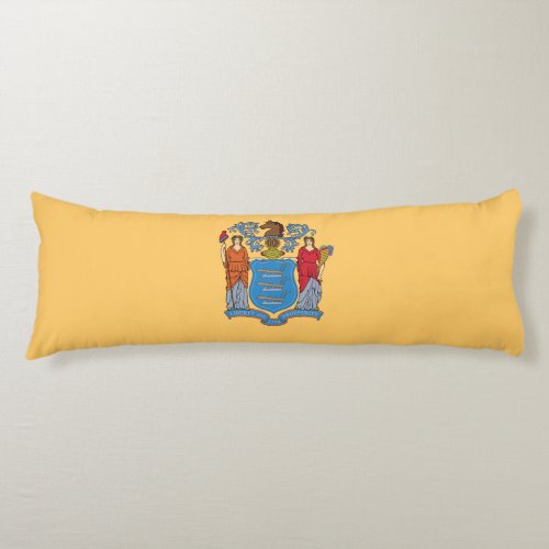 New Jersey State Flag Body Pillow