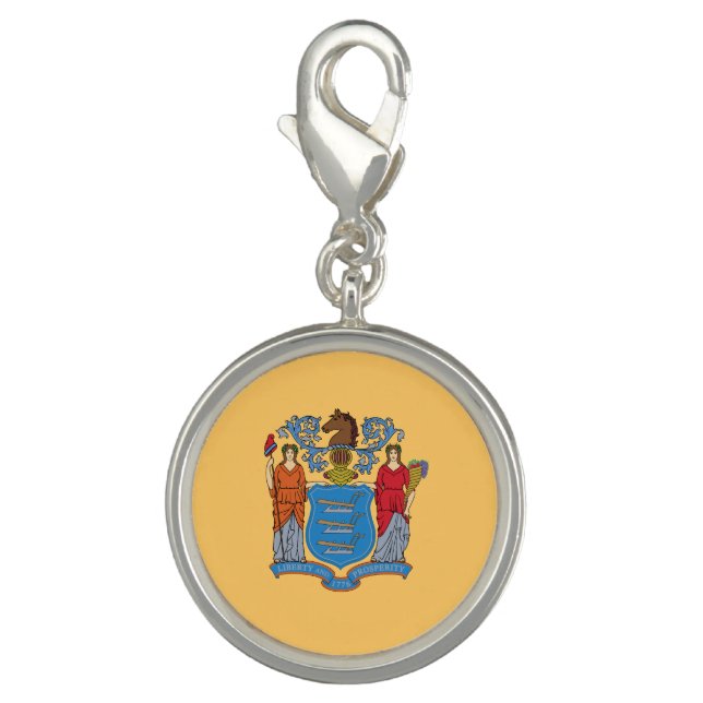 New Jersey State Flag Charm (Front)