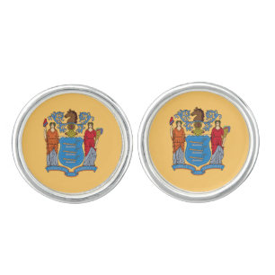 New Jersey State Flag Cufflinks