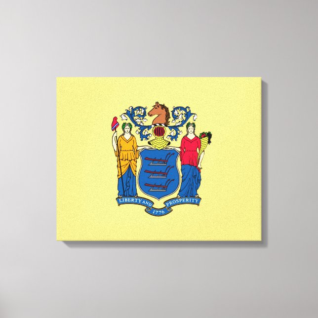 New Jersey State Flag Design Decor (Front)