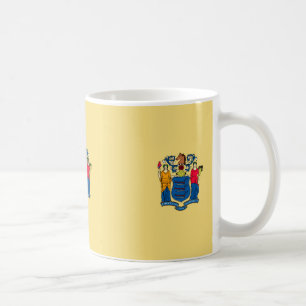 New Jersey State Flag Design Decor Coffee Mug