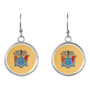 New Jersey State Flag Earrings